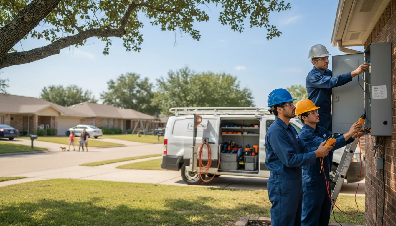 Certified electrician providing emergency electrical services in Mango, FL